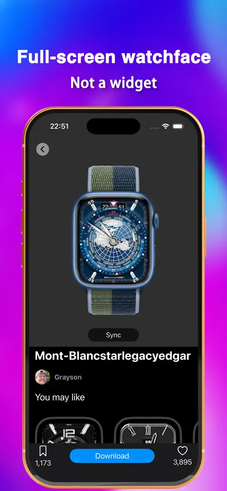 Full Screen Watch Face